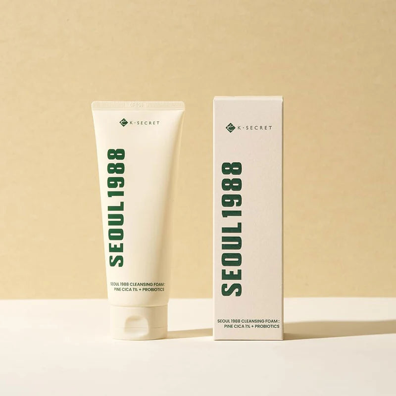 K-Secret Seoul 1988 Pine Cica 1% + Probiotics Cleansing Foam -150ml